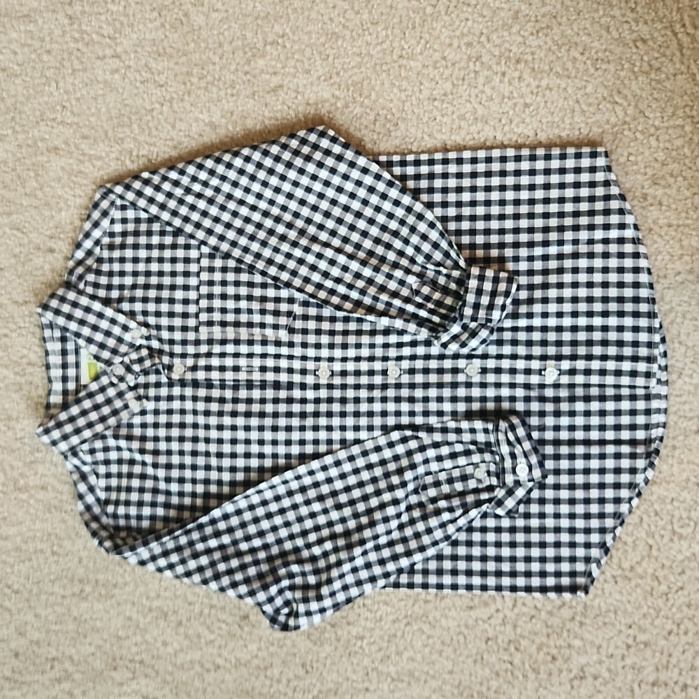 Boy's Gingham Button Down